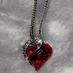 Faithful heart necklace